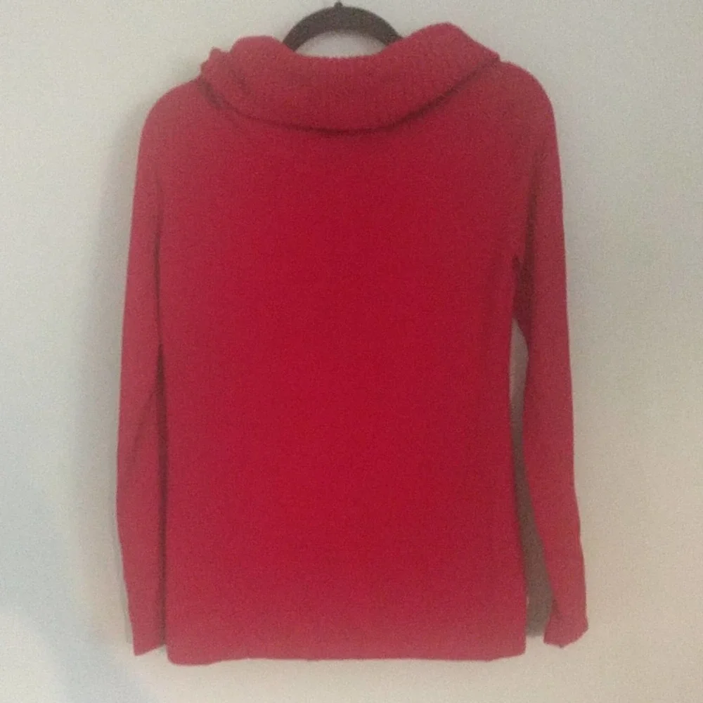 Belldini Cowl Neck Sweater Red Large